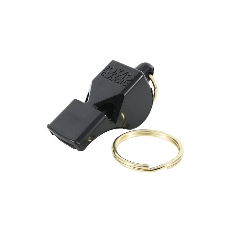 FOX 40 CLASSIC SAFETY WHISTLE - BLACK