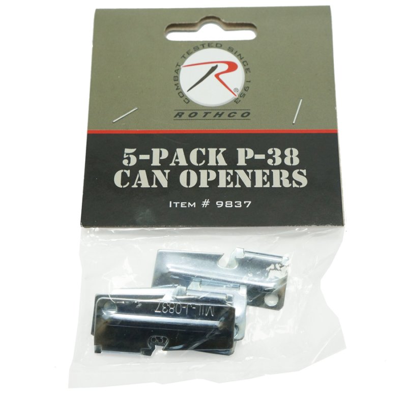 ROTHCO G.I. TYPE 5-PACK P38 CAN OPENERS - Hock Gift Shop | Army Online Store in Singapore