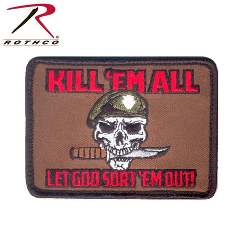 ROTHCO KILL 'EM ALL PATCH - Hock Gift Shop | Army Online Store in Singapore