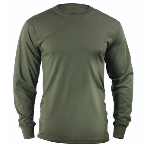 ROTHCO LONG SLEEVE CAMO T-SHIRT - OD - Hock Gift Shop | Army Online Store in Singapore