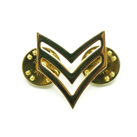 ROTHCO SERGEANT METAL PIN - GOLD - Hock Gift Shop | Army Online Store in Singapore
