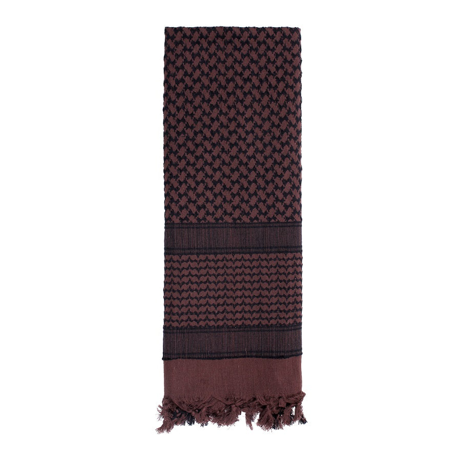 ROTHCO SHEMAGH TACTICAL DESERT SCARF - BROWN