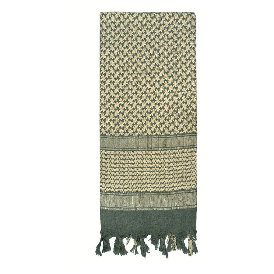 ROTHCO SHEMAGH TACTICAL DESERT SCARF - FOLIAGE GREEN