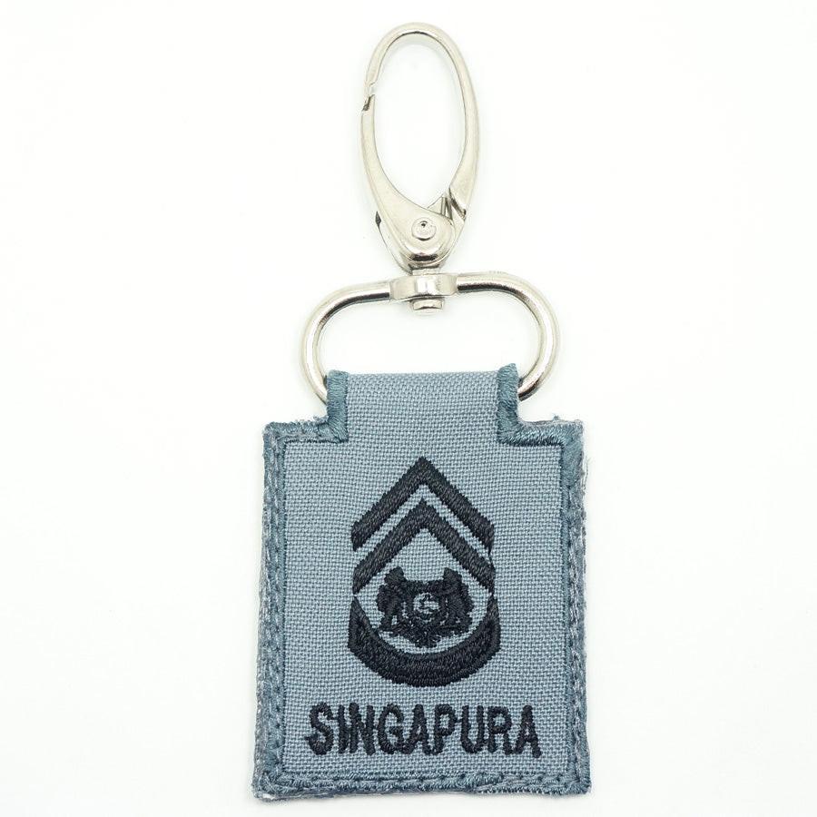 RSN / RSAF MINI RANK KEYCHAIN - 1WO (GRAY) – Hock Gift Shop | Army ...