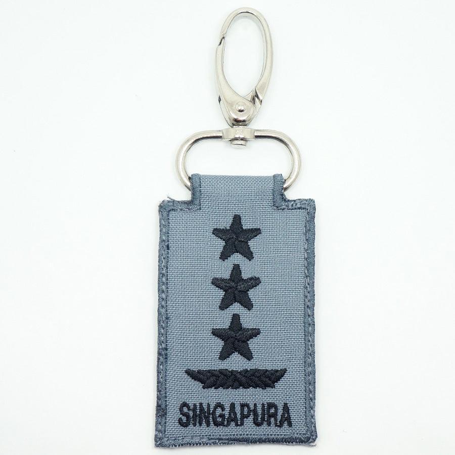 RSN / RSAF MINI RANK KEYCHAIN - LG (GRAY) – Hock Gift Shop | Army ...