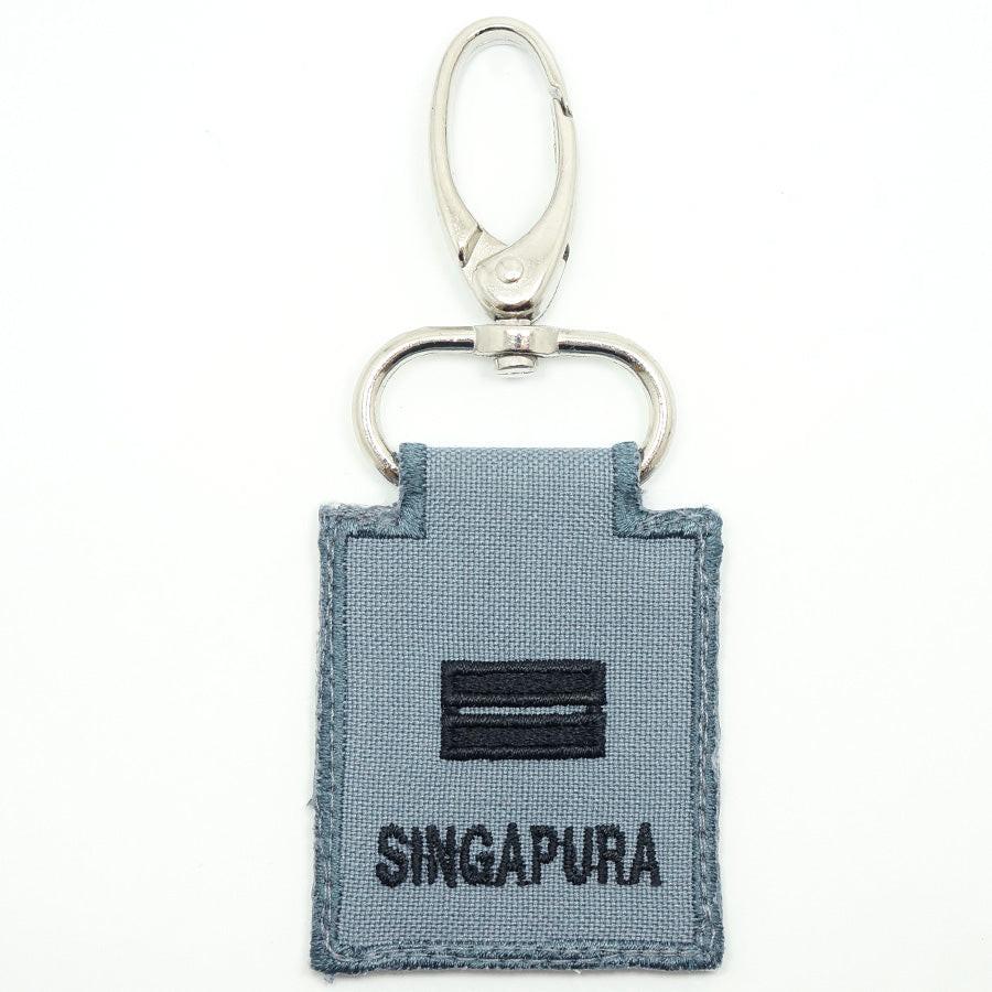 RSN / RSAF MINI RANK KEYCHAIN - LTA (GRAY) – Hock Gift Shop | Army ...