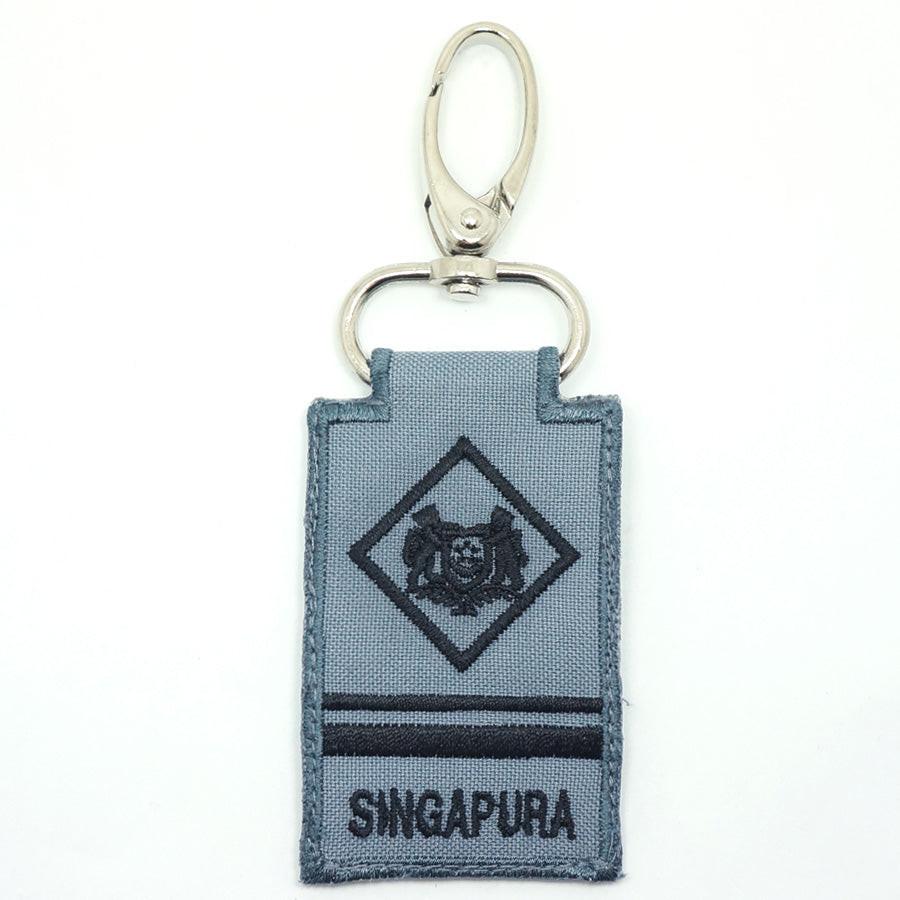 RSN / RSAF MINI RANK KEYCHAIN - ME4 (GRAY) – Hock Gift Shop | Army ...