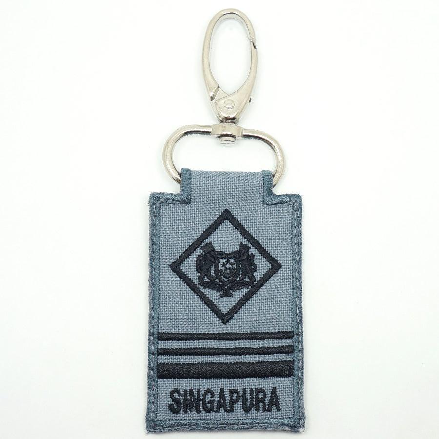 RSN / RSAF MINI RANK KEYCHAIN - ME5 (GRAY) – HOCK GIFT SHOP | SINGAPORE ...