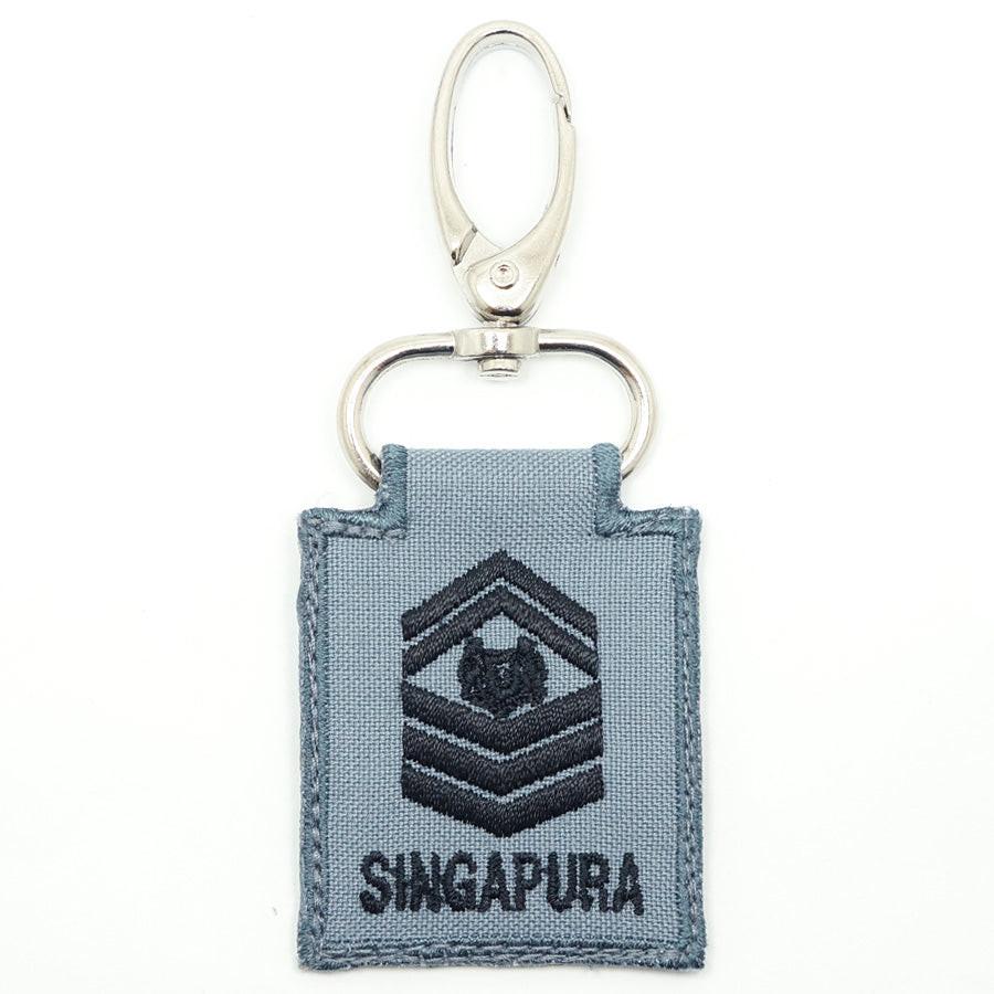RSN / RSAF MINI RANK KEYCHAIN - SSG (GRAY) – HOCK GIFT SHOP | SINGAPORE ...