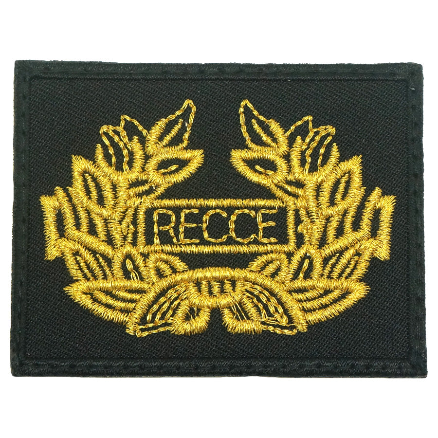 RECCE BADGE - BLACK GOLD