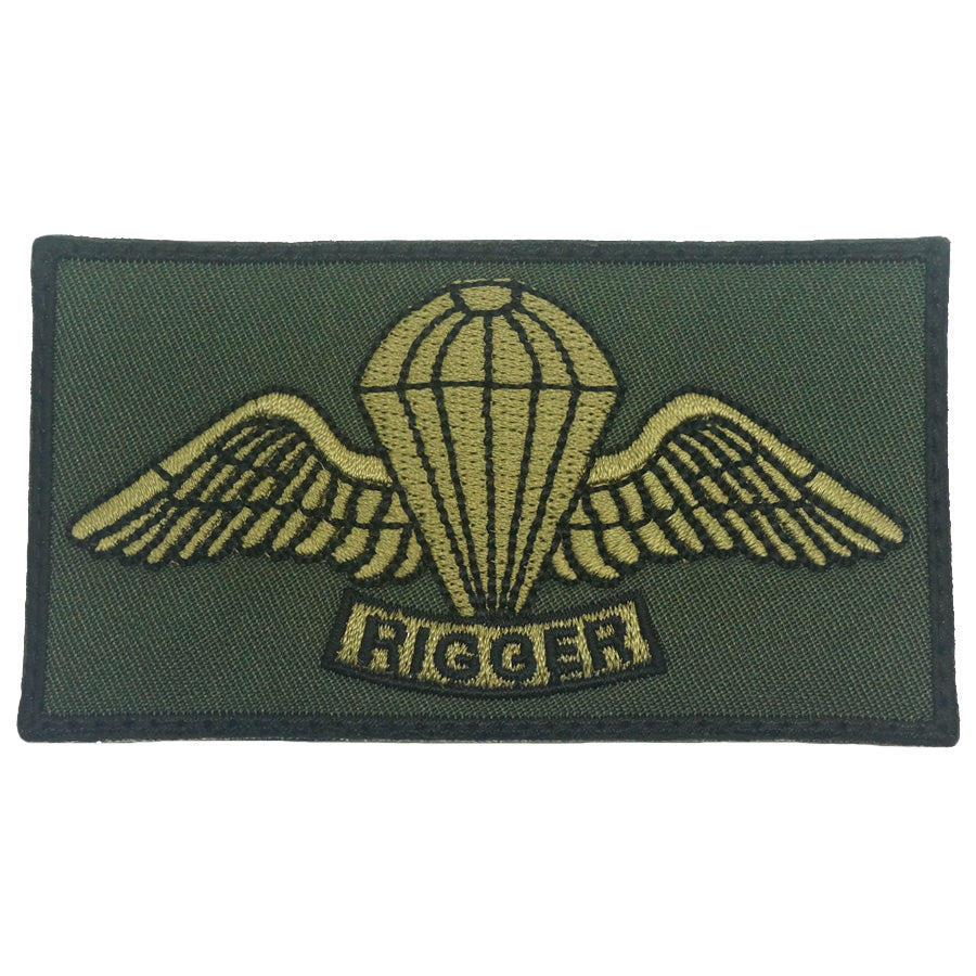 RIGGER WING PATCH - OD GREEN