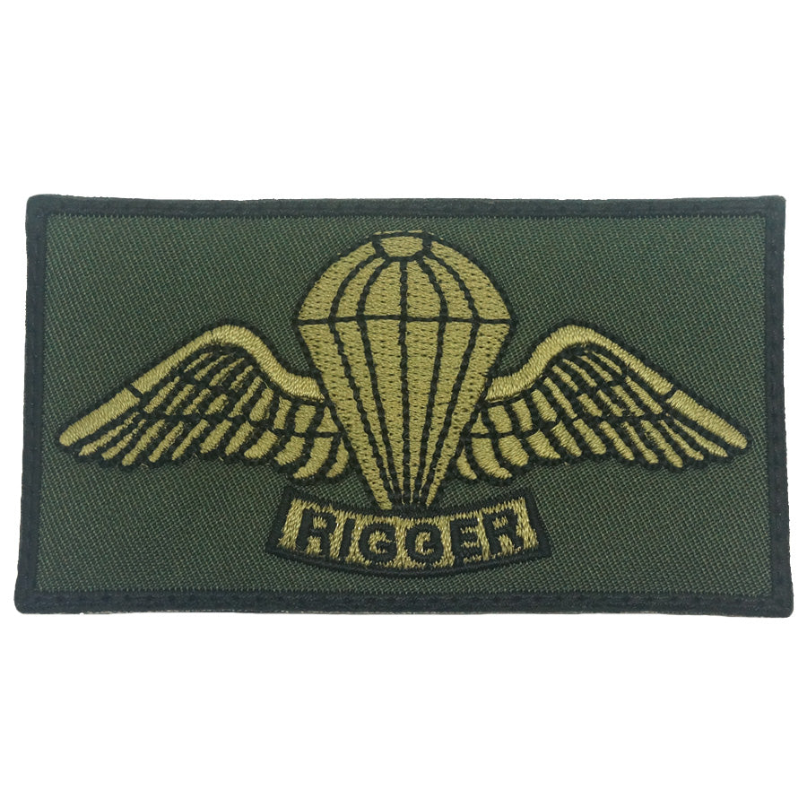 RIGGER WING PATCH - OD GREEN