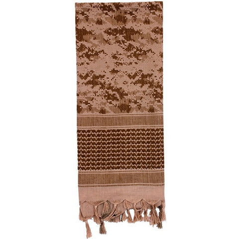ROTHCO CAMO SHEMAGH TACTICAL DESERT SCARF - DESERT DIGITAL