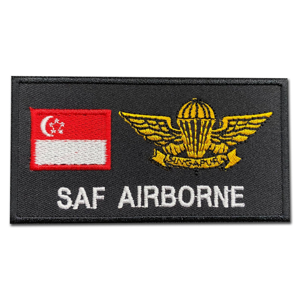 SAF AIRBORNE WING CALL SIGN PATCH