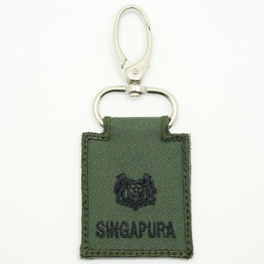 MINI SAF RANK KEYCHAIN - MAJ (OD GREEN)