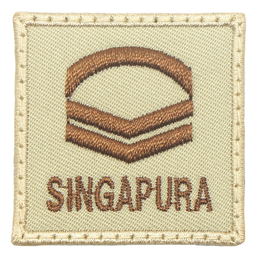 MINI SAF RANK PATCH - CPL (KHAKI)