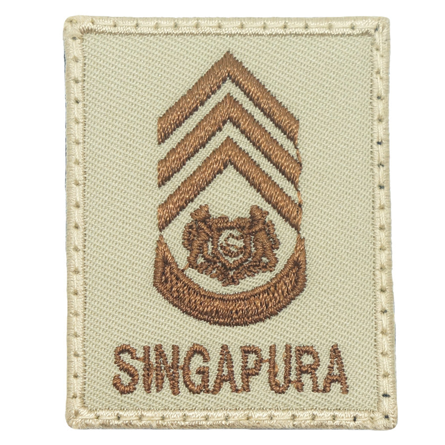 MINI SAF RANK PATCH - MWO (KHAKI)