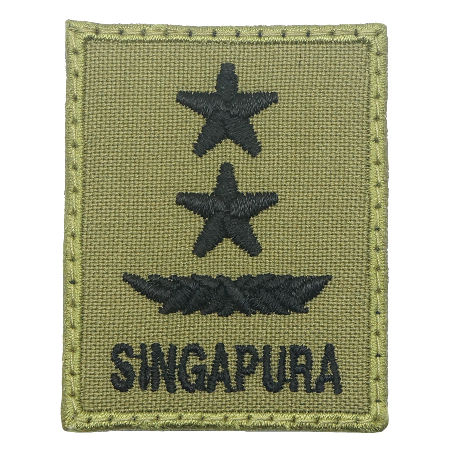 MINI SAF RANK PATCH - MG (OLIVE GREEN)