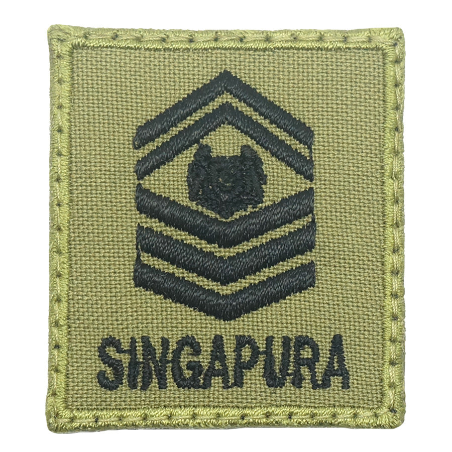MINI SAF RANK PATCH - SSG (OLIVE GREEN) – Hock Gift Shop | Army Online ...