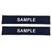 SPF POLICE NAME TAG (WITH HOOK SIDE VELCRO BACKING, 2 PIECES)