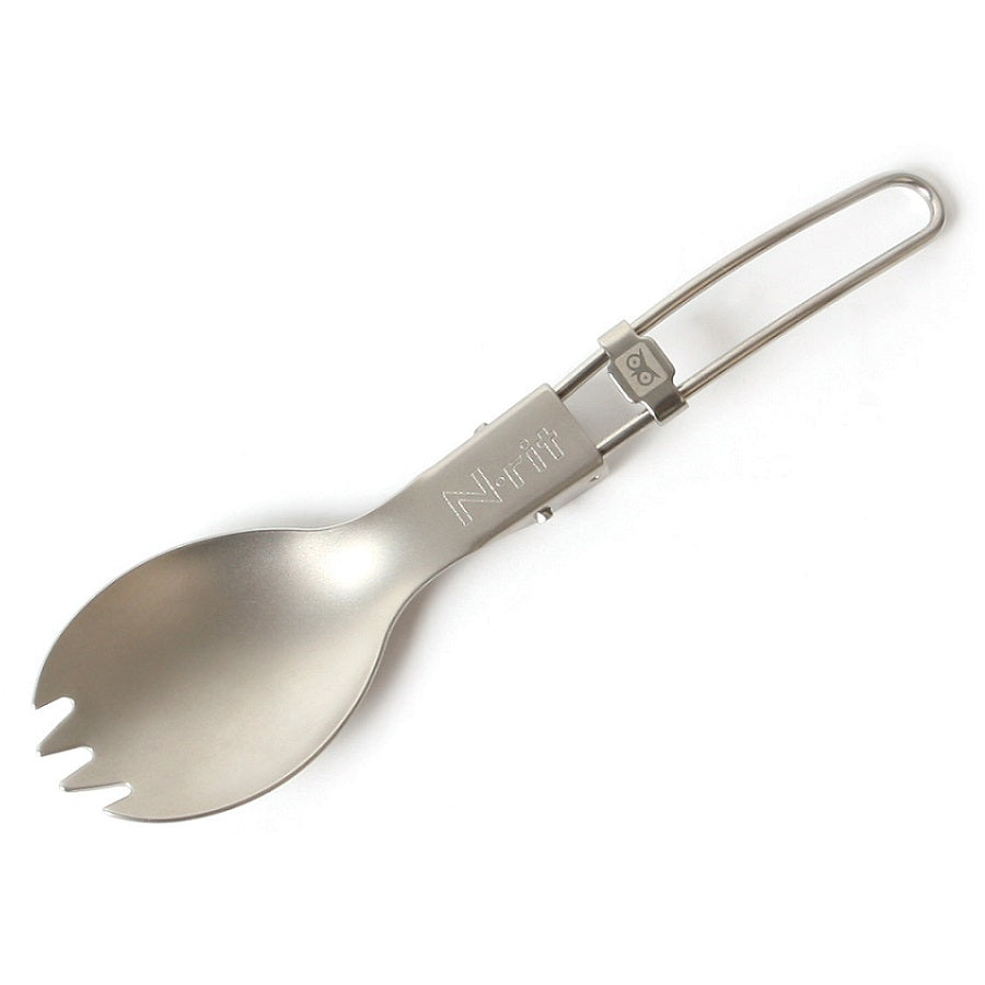 N-RIT FOLDING SPORK - STAINLESS STEEL