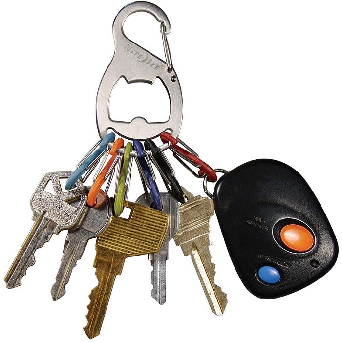 NITEIZE KEYRACK BOTTLE OPENER - STAINLESS STEEL (OLD STOCK CLEARANCE)