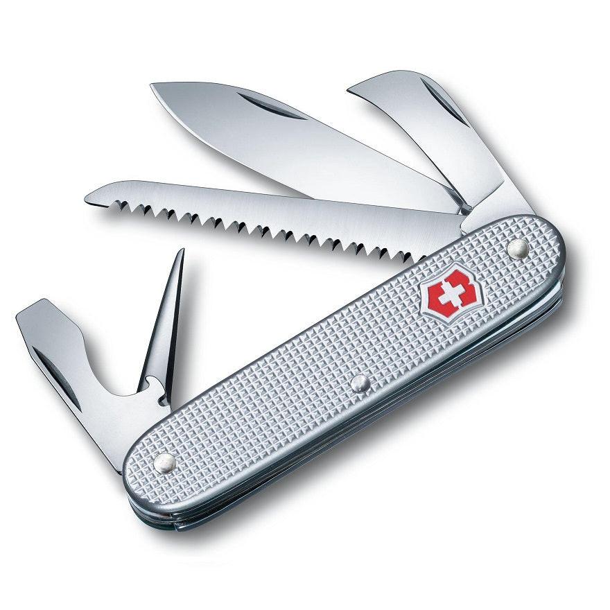 Victorinox Swiss Army 7 Alox Silver Pocket Knife (93mm)