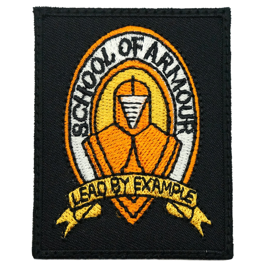 SCHOOL OF ARMOUR LOGO PATCH - LEAD BY EXAMPLE