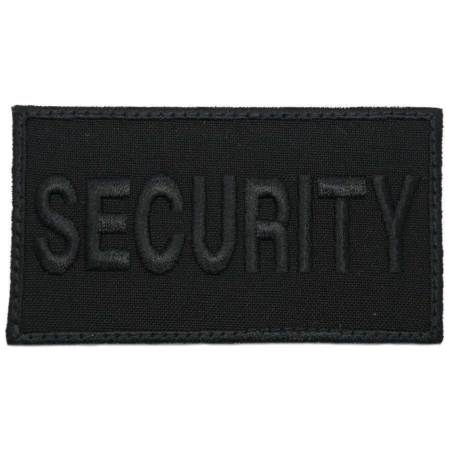 SECURITY CALL SIGN PATCH - ALL BLACK