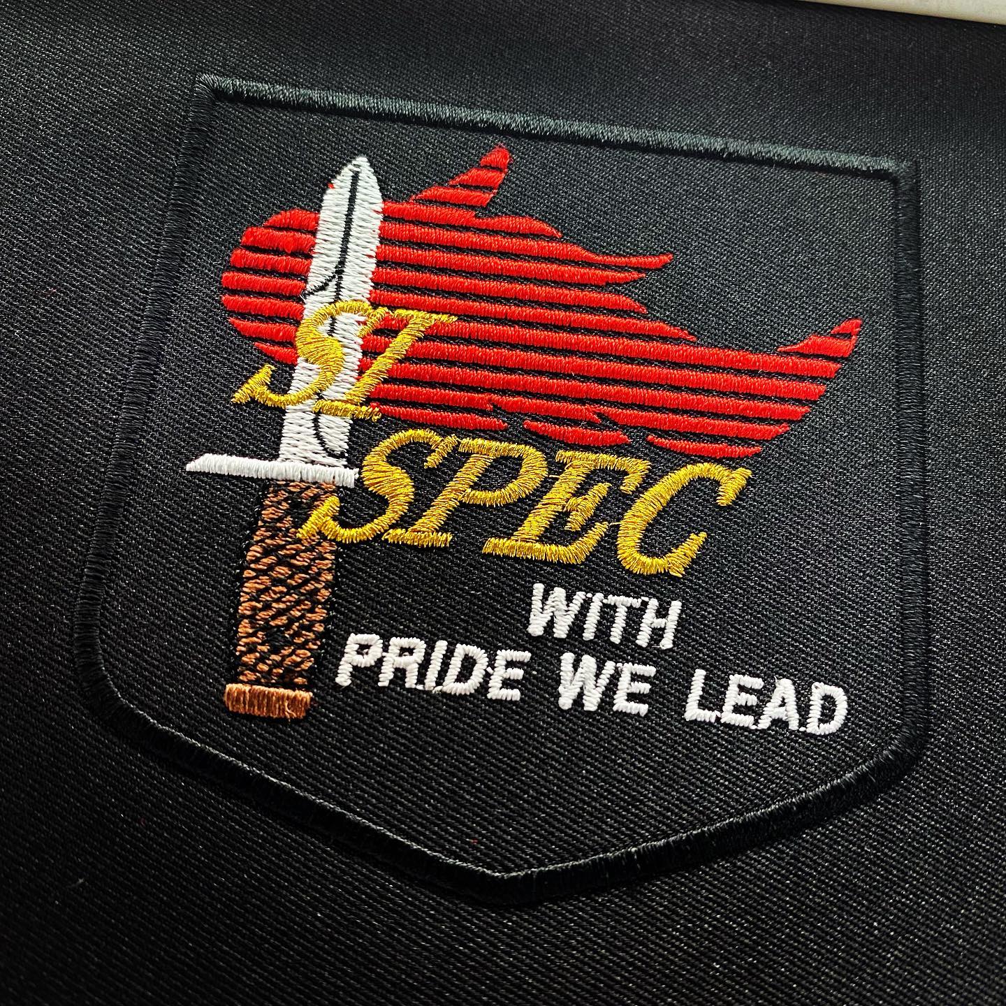 SI SPEC WITH PRIDE WE LEAD PATCH - FULL COLOR