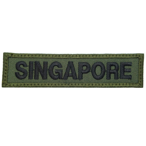 LBV SINGAPORE COUNTRY TAG - GREEN BORDER