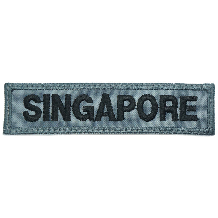 LBV SINGAPORE COUNTRY TAG - GREY WITH GREY BORDER
