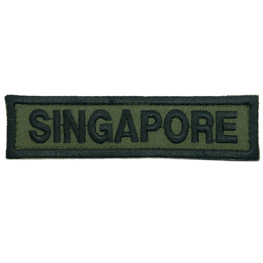 LBV SINGAPORE COUNTRY TAG - OD GREEN