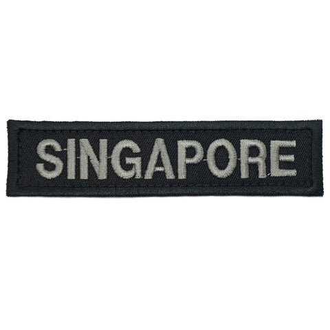LBV SINGAPORE COUNTRY TAG - BLACK FOLIAGE - Hock Gift Shop | Army Online Store in Singapore