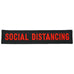 SOCIAL DISTANCING - BLACK RED