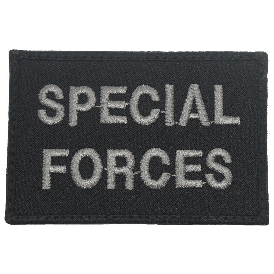 SPECIAL FORCES CALL SIGN PATCH - BLACK FOLIAGE