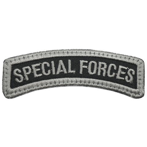 SAF SPECIAL FORCES TAB, OLD - BLACK FOLIAGE