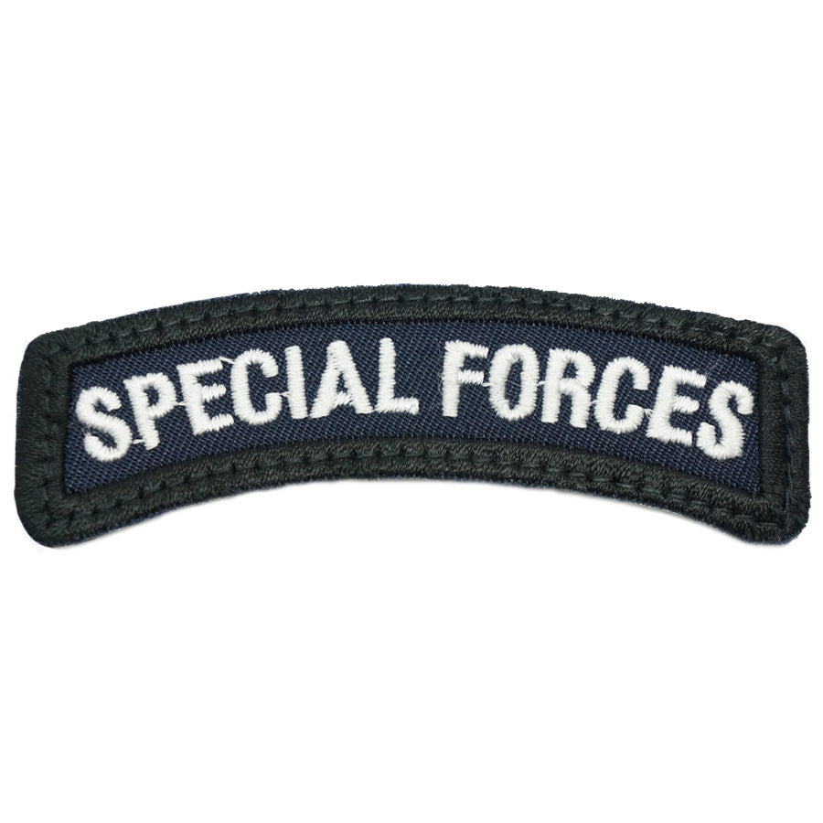 SAF SPECIAL FORCES TAB, OLD - NAVY WHITE