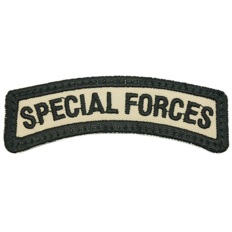 SAF SPECIAL FORCES TAB, OLD - KHAKI BLACK