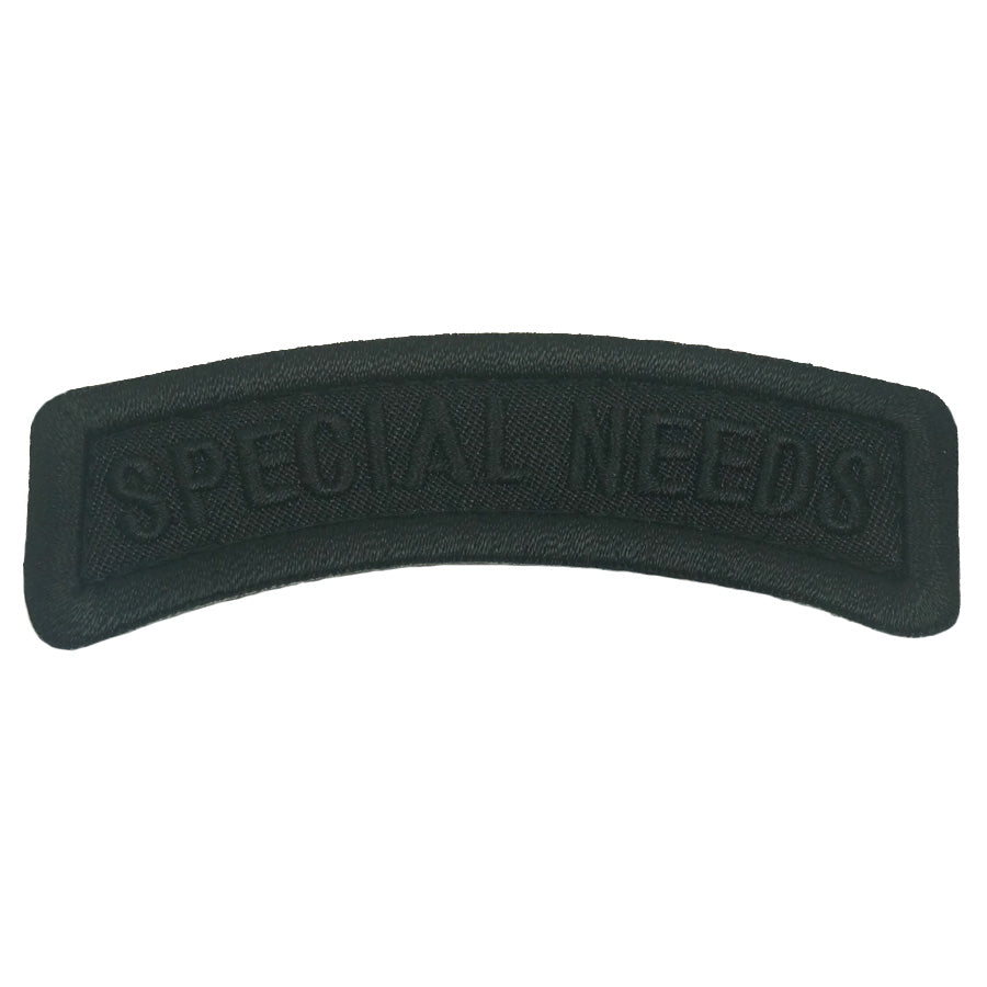 SPECIAL NEEDS TAB - ALL BLACK