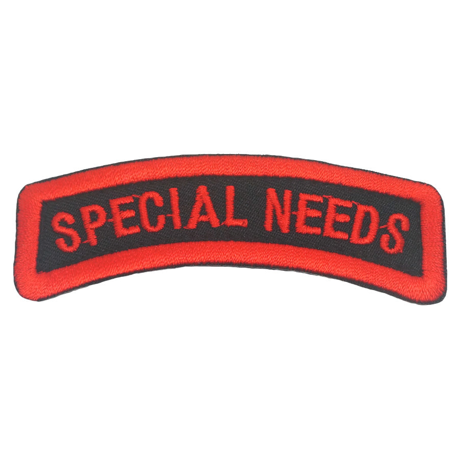SPECIAL NEEDS TAB - BLACK RED