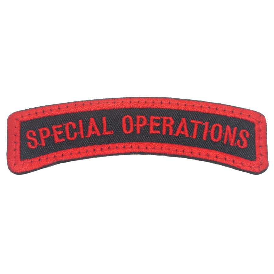 SPECIAL OPERATIONS TAB - BLACK RED