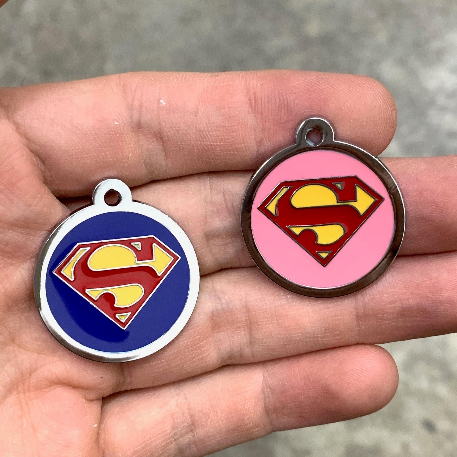 SUPERMAN PET TAG