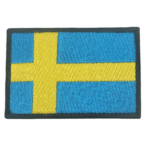 SWEDEN FLAG EMBROIDERY PATCH