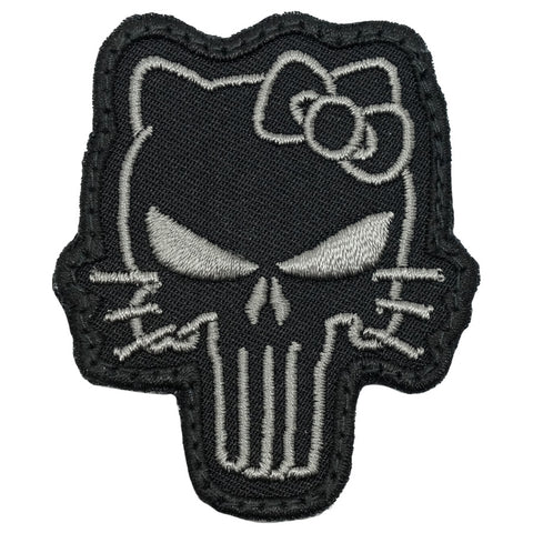 TACTICAL KITTY PATCH - BLACK FOLIAGE