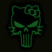 TACTICAL KITTY PATCH - GLOW IN THE DARK