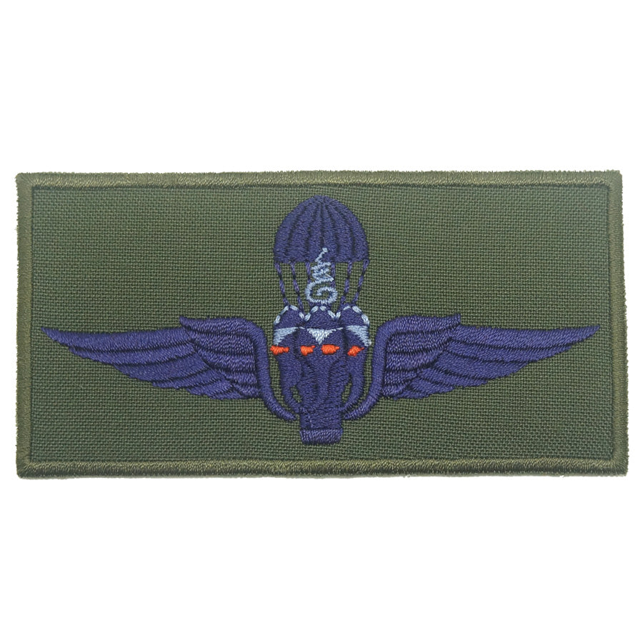 THAILAND AIRBORNE WING WITH RECTANGULAR BORDER - OD GREEN