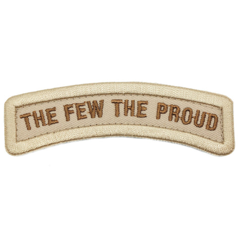 THE FEW THE PROUD TAB - KHAKI WITH SAND BORDER