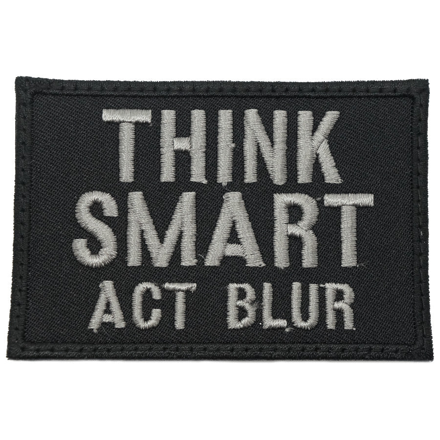 THINK SMART ACT BLUR PATCH - BLACK FOLIAGE