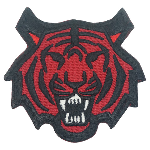 TIGER HEAD PATCH - RED